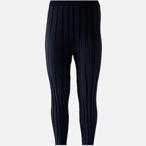 Suzanne Rae Navy Knit Pants